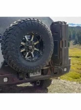 Expedition One Rear Bumper with Dual Tire Carrier System Bare Metal Ford F150 2015-2020                                     - FORDF150RB-15-20-DSTC-BARE - Image 2