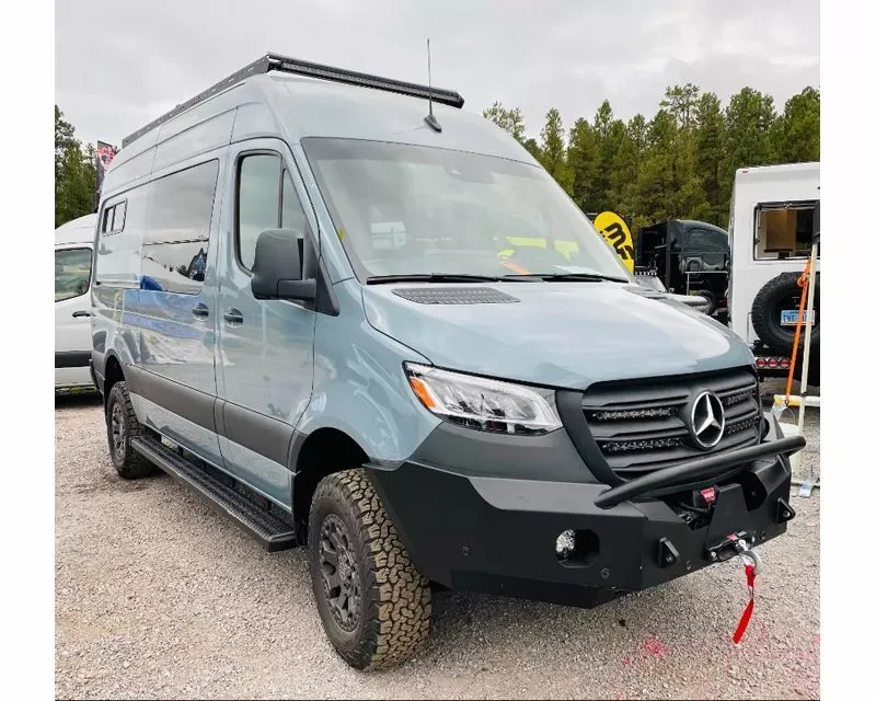 Expedition One Front Bumper Bare Metal Mercedez Benz Sprinter 2019+ - SPR-19+-FB-BARE