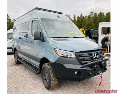 Expedition One Front Bumper Bare Metal Mercedez Benz Sprinter 2019+ - SPR-19+-FB-BARE