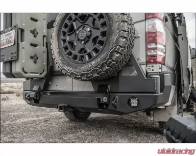 Expedition One Dual Swing Rear Bumper System Bare Metal Mercedez Benz Sprinter 2019+ - SPR-19+-RB-DSTC-BARE