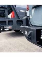 Expedition One Dual Swing Rear Bumper System Bare Metal Mercedez Benz Sprinter 2019+                                     - SPR-19+-RB-DSTC-BARE - Image 2