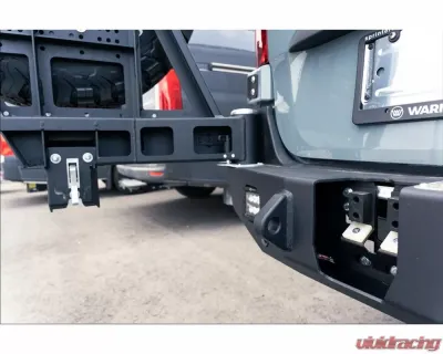 Expedition One Dual Swing Rear Bumper System Bare Metal Mercedez Benz Sprinter 2019+ - SPR-19+-RB-DSTC-BARE
