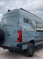 Expedition One Rear Bumper Bare Metal Bare Metal Mercedez Benz Sprinter 2019+                                     - SPR-19+-RB-BARE - Image 2