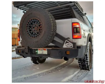 Expedition One Trail Series Rear Bumper w/ S3 Carrier System (Bare Metal) Chevrolet | GMC 2015-2022 - CHV-GMC-CANCO-15-22-RB-S3TC-BARE