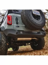 Expedition One Trail Seriees Rear Bumper with Tire Carrier System Bare Metal Ford Bronco 2021+                                     - FORD-BRNC-21+-RB-STC-BARE - Image 2