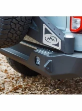 Expedition One Trail Seriees Rear Bumper with Tire Carrier System Bare Metal Ford Bronco 2021+                                     - FORD-BRNC-21+-RB-STC-BARE - Image 2