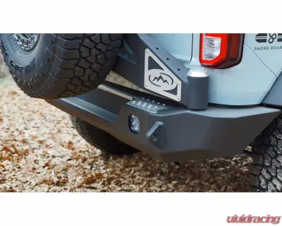 Expedition One Trail Seriees Rear Bumper with Tire Carrier System Bare Metal Ford Bronco 2021+ - FORD-BRNC-21+-RB-STC-BARE