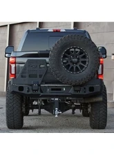 Expedition One Rear Bumper w/Dual Swing Carrier (Bare Metal) Ford F250 | 350 | 450 2017+                                     - FORDF250/350/450-17+-RB-XD-DSTC-BARE - Image 2