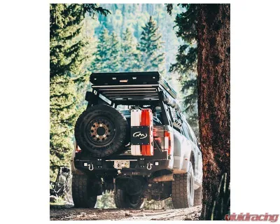 Expedition One Rear Bumper w/Dual Swing Carrier (Bare Metal) Ford F250 | 350 | 450 2017+ - FORDF250/350/450-17+-RB-XD-DSTC-BARE