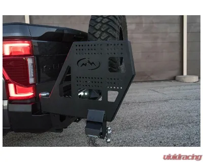 Expedition One Rear Bumper w/Dual Swing Carrier (Bare Metal) Ford F250 | 350 | 450 2017+ - FORDF250/350/450-17+-RB-XD-DSTC-BARE