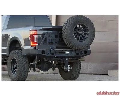 Expedition One Rear Bumper w/Dual Swing Carrier (Bare Metal) Ford F250 | 350 | 450 2017+ - FORDF250/350/450-17+-RB-XD-DSTC-BARE