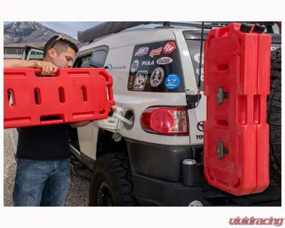 Expedition One Flat Panel Geri Pack Fuel Can (Red) - GERI-CAN-FUEL-RED