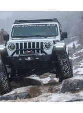 Expedition One Trail Series 2 Stubby Front Bumper Jeep Gladiator 2019+                                     - JEEP-JKJLG-TS2-STUBBY-FB-BARE - Image 3