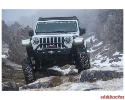 Expedition One Trail Series 2 Stubby Front Bumper Jeep Gladiator 2019+ - JEEP-JKJLG-TS2-STUBBY-FB-BARE