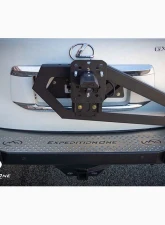 Expedition One Single Swing Rear Bumper Carrier System (Single Swing Arm/Bare Metal) Lexus GX460 2010+                                     - LX46-10+RB-STC-BARE - Image 2