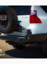 Expedition One Single Swing Rear Bumper Carrier System (Single Swing Arm/Bare Metal) Lexus GX460 2010+                                     - LX46-10+RB-STC-BARE - Image 3