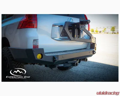 Expedition One Single Swing Rear Bumper Carrier System (Single Swing Arm/Bare Metal) Lexus GX460 2010+ - LX46-10+RB-STC-BARE