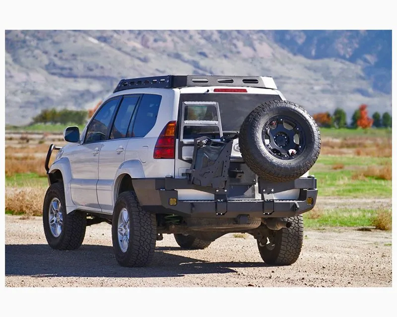 Expedition One Base Rear Bumper (Bare Metal) Lexus GX470 2003-2009 - LX47-03-09-RB-BARE