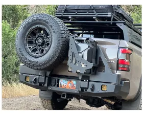 Expedition One Rear Bumper w/Dual Swing Carrier System (Bare Metal) Nissan Frontier 2022+
