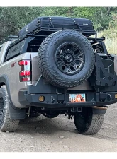 Expedition One Rear Bumper w/Dual Swing Carrier System (Bare Metal) Nissan Frontier 2022+                                     - NF-22+RB-DSTC-BARE - Image 2