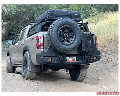 Expedition One Rear Bumper w/Dual Swing Carrier System (Bare Metal) Nissan Frontier 2022+ - NF-22+RB-DSTC-BARE