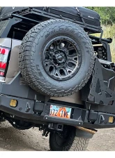 Expedition One Rear Bumper w/Dual Swing Carrier System (Bare Metal) Nissan Frontier 2022+                                     - NF-22+RB-DSTC-BARE - Image 3