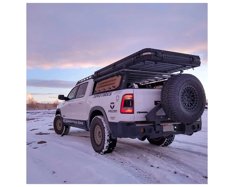 Expedition One Rear Bumper (High Clearance Cut/Bare Metal) Toyota Tacoma 2005-2015 - TACO05-15-RB-S3TC-HC-BARE