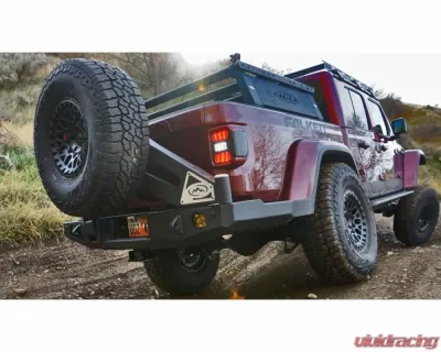 Expedition One Range Max S3 Single Swing Rear Bumper Bare Metal Ford Ranger 2019+ - FORDRNGR-2019+-RB-S3TC-BARE