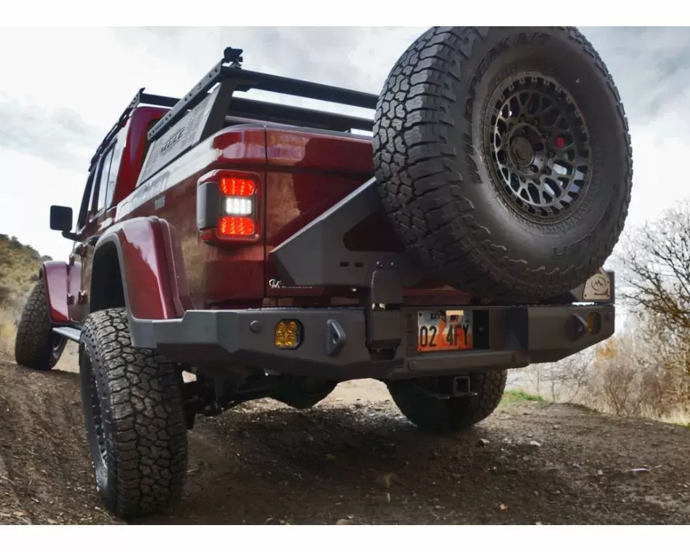 Expedition One Range Max S3 Single Swing Rear Bumper Bare Metal Ford Ranger 2019+ - FORDRNGR-2019+-RB-S3TC-BARE
