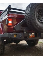 Expedition One Range Max S3 Single Swing Rear Bumper Bare Metal Ford Ranger 2019+                                     - FORDRNGR-2019+-RB-S3TC-BARE - Image 2