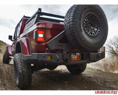 Expedition One Range Max S3 Single Swing Rear Bumper Bare Metal Ford Ranger 2019+ - FORDRNGR-2019+-RB-S3TC-BARE