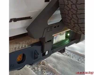 Expedition One Series S3 Single Swing Rear Bumper Carrier System Bare Metal Ford F250/350 2017+ - FORDF250/350/450-17+-RB-S3TC-BARE