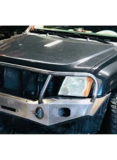 Expedition One Trail Series Textured Black Powder Coat Front Bumper w/ Wraparound Bullbar Hoop Nissan Xterra 2009-2015                                     - XTERRA-FB-BB-PC - Image 2