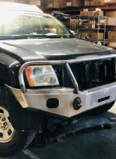 Expedition One Trail Series Textured Black Powder Coat Front Bumper w/ Wraparound Bullbar Hoop Nissan Xterra 2009-2015                                     - XTERRA-FB-BB-PC - Image 3