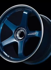 Advan GT Porsche Wheel 21x12.5 Centerlock 44mm Racing Titanium Blue & Ring                                     - YAQ1P44IDP - Image 9