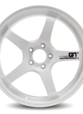 Advan GT Wheel 19x8.5 5x120 29mm Racing White                                     - YAQ9H29WW - Image 2