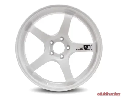 Advan GT Wheel 19x8.5 5x120 29mm Racing White - YAQ9H29WW