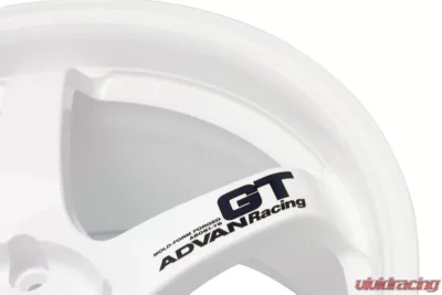 Advan GT Wheel 19x8.5 5x120 29mm Racing White - YAQ9H29WW