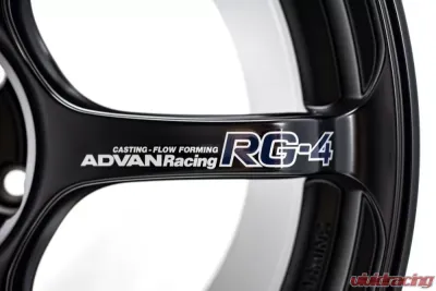 Advan RG-4 Wheel 18x7 4x100 41mm Semi Gloss Black - YA48E41ASB
