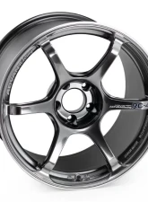 Advan RG-4 Wheel 18x9 5x114.3 25mm Racing Hyper Black & Ring                                     - YA48I25EHBR - Image 2