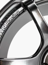 Advan RG-4 Wheel 18x9 5x114.3 25mm Racing Hyper Black & Ring                                     - YA48I25EHBR - Image 6