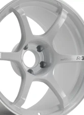 Advan RG-4 Wheel 18x8 5x114.3 44mm Racing White Metallic & Ring                                     - YA48G44EWMR - Image 2