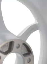 Advan RG-4 Wheel 18x8 5x114.3 44mm Racing White Metallic & Ring                                     - YA48G44EWMR - Image 4