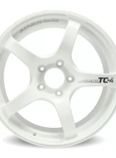 Advan TC-4 Wheel 16x8 4x100 38mm Racing White Metallic                                     - YAD6G38AWM - Image 2