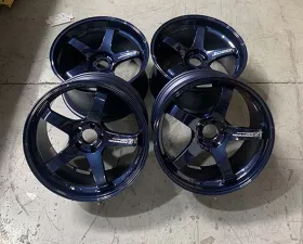 Advan GT Premium Wheel Set 20x10 | 20x12 Racing Titanium Blue Nissan GT-R R35