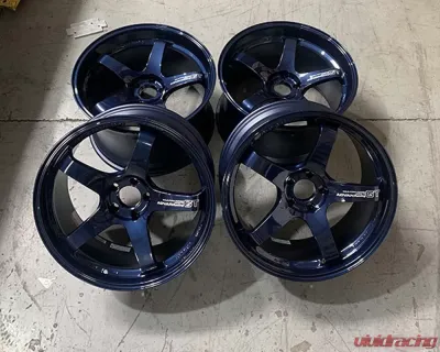 Advan GT Premium Wheel Set 20x10 | 20x12 Racing Titanium Blue Nissan GT-R R35 - VR-151462433
