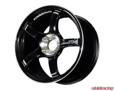 Advan TC-4 Special Edition Wheel 18x8 5x114.3 45mm Racing Gloss Black & Diamond Cut - YADS8G45EBF