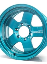 Advan GT Heavy Duty Wheel 17x8.5 6x139.7 10mm Racing Turquoise                                     - YAQH7H-10KRTB - Image 8