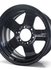 Advan GT Heavy Duty Wheel 17x8.5 6x139.7 10mm Racing Titanium Black                                     - YAQH7H-10KTBK - Image 5