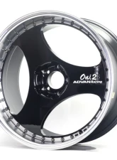 Advan Oni2 Progressive Wheel 20x9.5 5x112 25mm Machining & Racing Gloss Black                                     - YAYP0J25MBF - Image 8